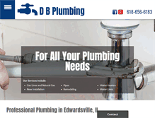 Tablet Screenshot of d-bplumbing.com